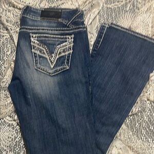 Vigoss Women's Dark Blue Boot Cut Jeans